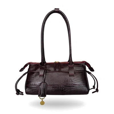 Indigolush Women's Red The East West Bag Black Cherry