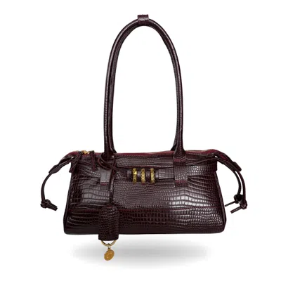 Indigolush Women's Red The East West Oracle Hiss Bag Black Cherry