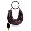 Indigolush Women's Red The Midi Ivy Bag Black Cherry Lizard In Red