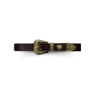 Indigolush Women's Red Western Love Black Cherry Gold