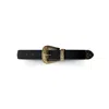 Indigolush Women's Western Belt Black Gold In Black