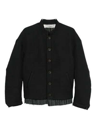 Individual Sentiments Layered Shirt Jacket In Black