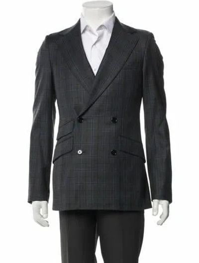 Pre-owned Indochino Blazer Wool Two-piece Blazer In Gray