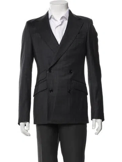 Pre-owned Indochino Blazer Wool Two-piece Blazer In Gray