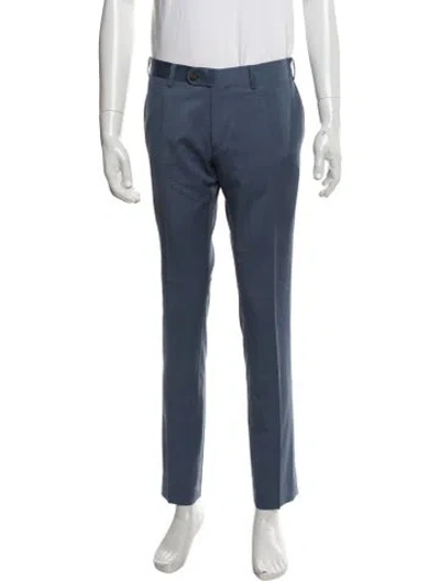 Pre-owned Indochino Dress Pants In Blue