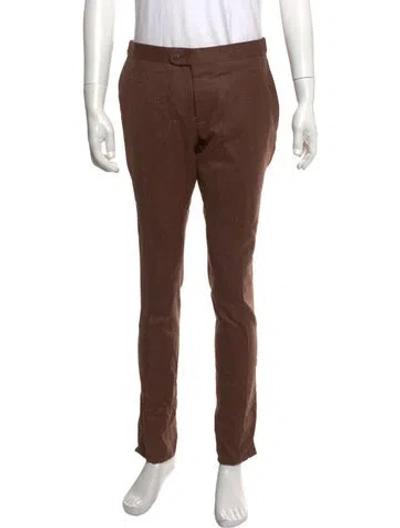Pre-owned Indochino Dress Pants In Brown