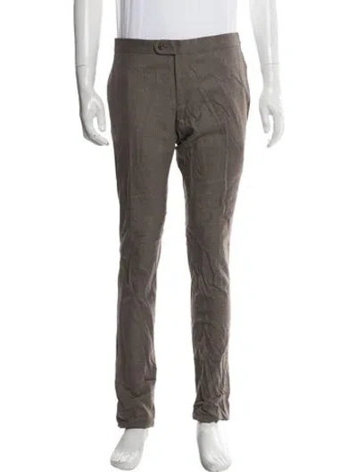 Pre-owned Indochino Dress Pants In Brown