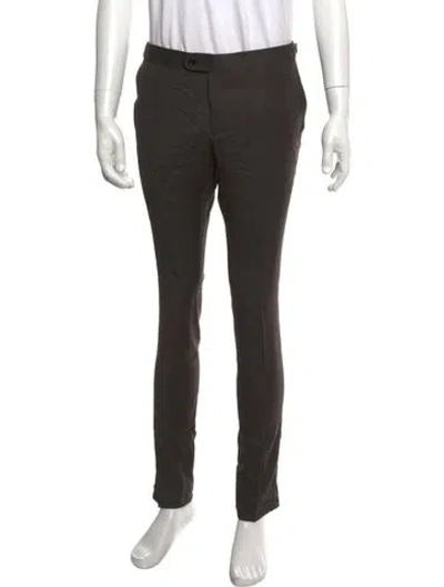 Pre-owned Indochino Dress Pants In Green
