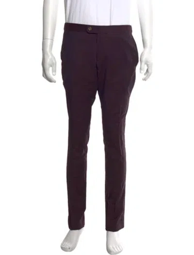 Pre-owned Indochino Dress Pants In Purple