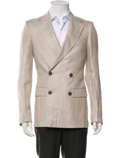 Pre-owned Indochino Linen Blazer In Neutral
