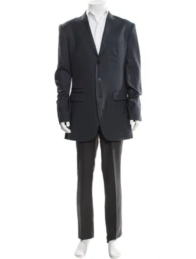 Pre-owned Indochino Suit In Blue/grey