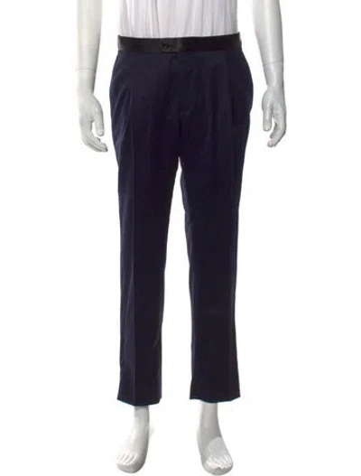 Pre-owned Indochino Tuxedo Pants In Blue