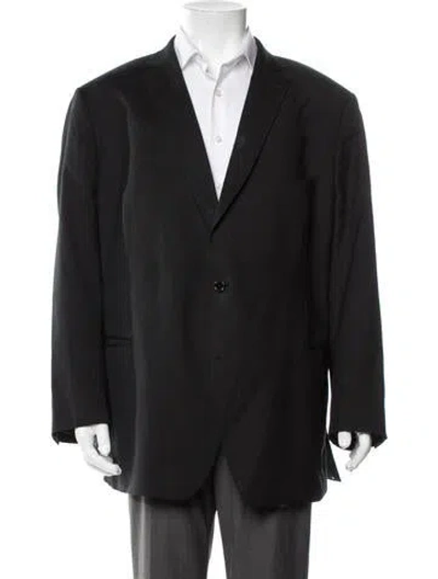 Pre-owned Indochino Wool Blazer In Black