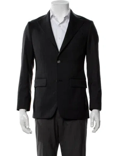 Pre-owned Indochino Wool Blazer In Black
