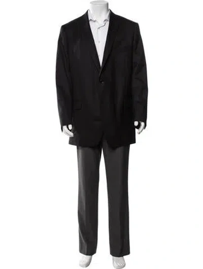 Pre-owned Indochino Wool Blazer In Black