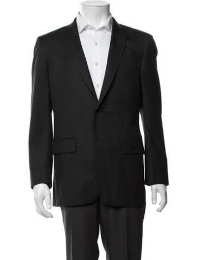Pre-owned Indochino Wool Blazer In Black