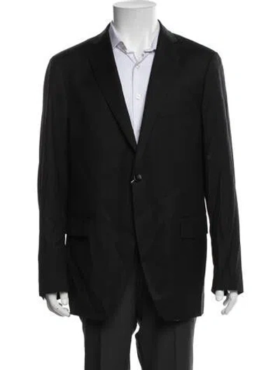 Pre-owned Indochino Wool Blazer In Black