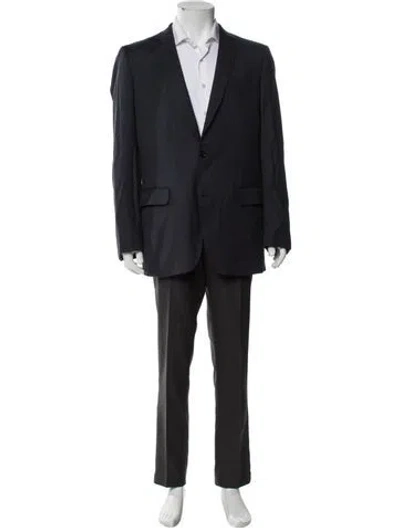 Pre-owned Indochino Wool Blazer In Blue