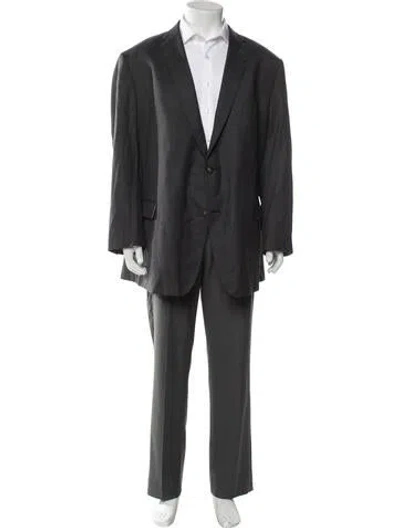 Pre-owned Indochino Wool Blazer In Gray