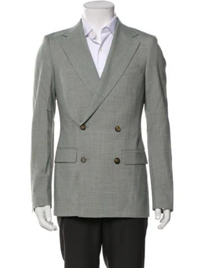 Pre-owned Indochino Wool Blazer In Gray