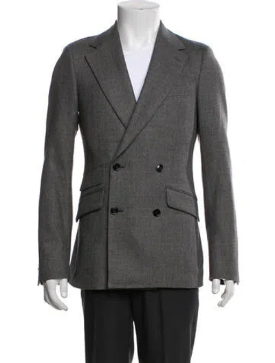 Pre-owned Indochino Wool Blazer In Gray