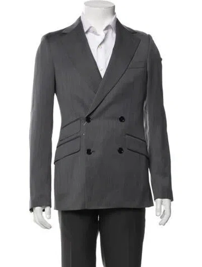 Pre-owned Indochino Wool Blazer In Gray