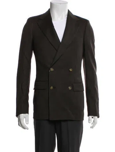 Pre-owned Indochino Wool Blazer In Green