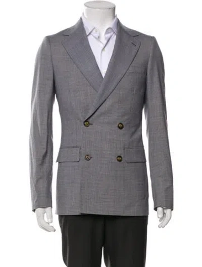 Pre-owned Indochino Wool Blazer In Grey