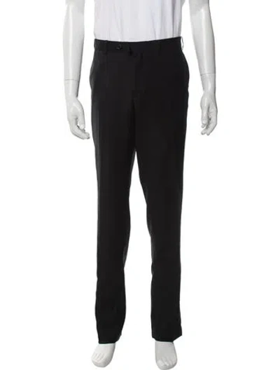 Pre-owned Indochino Wool Dress Pants In Black