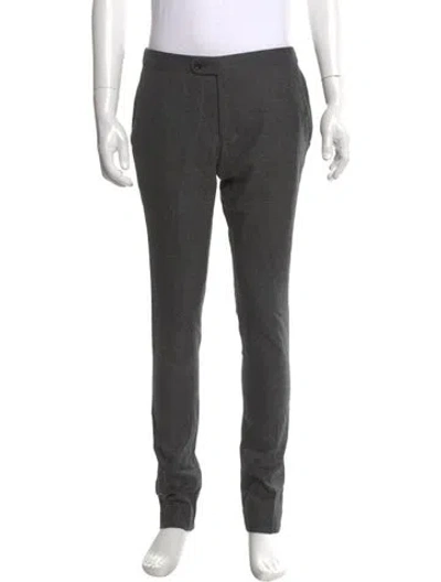 Pre-owned Indochino Wool Dress Pants In Gray