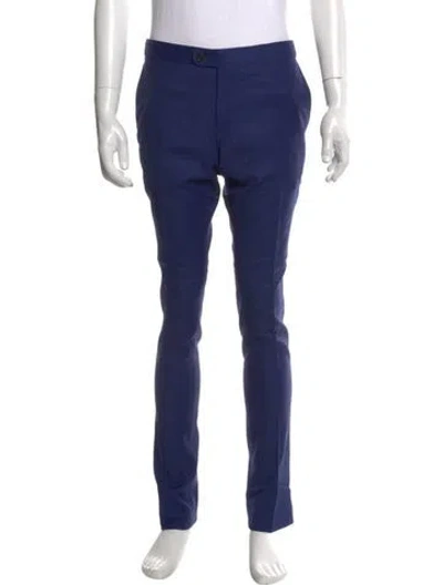 Pre-owned Indochino Wool Pants In Blue