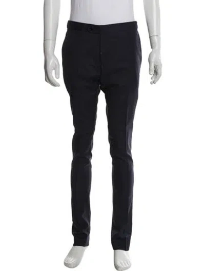 Pre-owned Indochino Wool Pants In Blue
