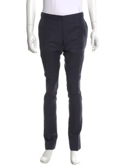 Pre-owned Indochino Wool Pants In Blue