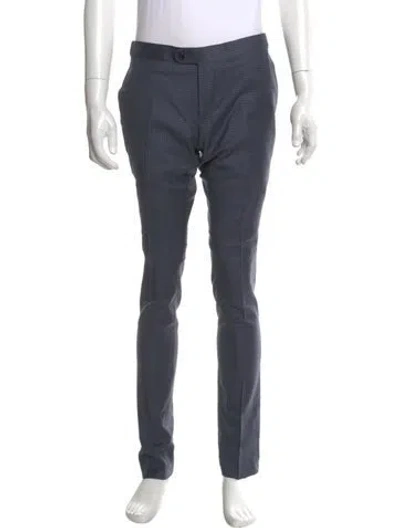 Pre-owned Indochino Wool Pants In Blue