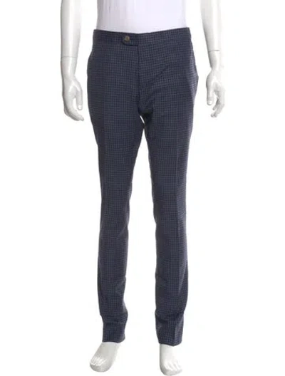Pre-owned Indochino Wool Pants In Blue
