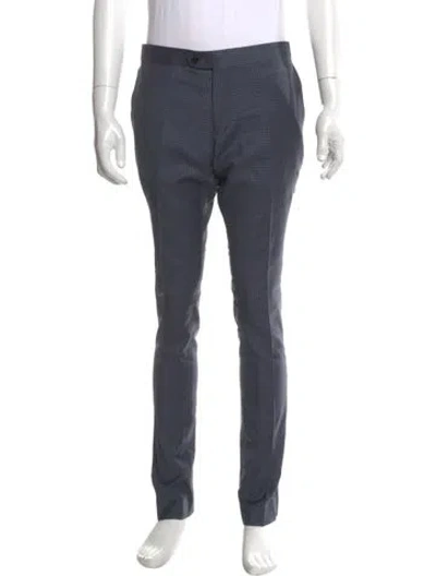 Pre-owned Indochino Wool Pants In Blue
