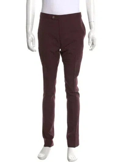Pre-owned Indochino Wool Pants In Brown