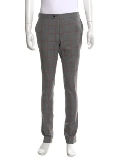 Pre-owned Indochino Wool Pants In Gray