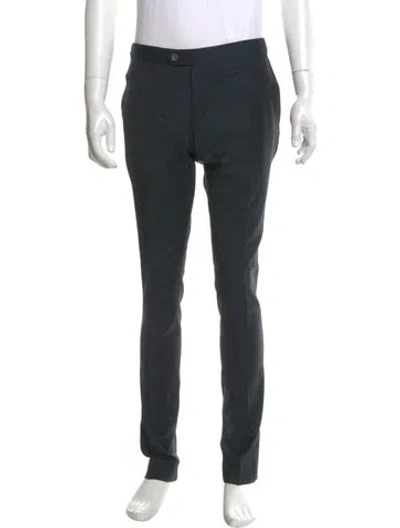 Pre-owned Indochino Wool Pants In Green