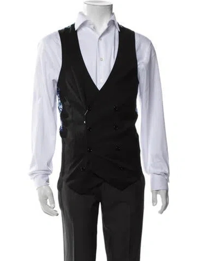 Pre-owned Indochino Wool Suit Vest In Black