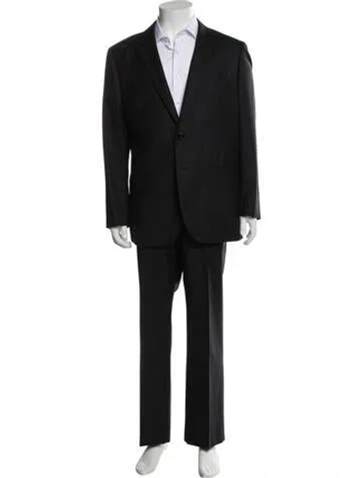 Pre-owned Indochino Wool Two-piece Suit In Black