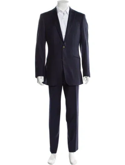 Pre-owned Indochino Wool Two-piece Suit In Blue