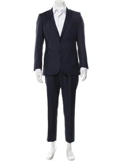Pre-owned Indochino Wool Two-piece Suit In Blue
