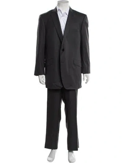 Pre-owned Indochino Wool Two-piece Suit In Grey