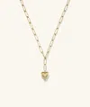 Indojewel Big Puffy Heart Necklace