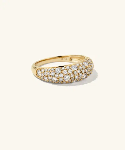 INDOJEWEL DÔME PAVÉ LAB GROWN DIAMOND RING