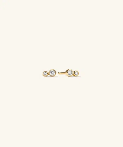Indojewel Lab Grown Diamond Cluster Studs In White