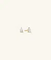 Indojewel Lab Grown Diamond Pear Studs In White