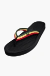Indosole Responsibly-made Tire Sole Easy Living Flip Flops In Black