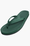 Indosole Responsibly-made Tire Sole Easy Living Flip Flops In Green